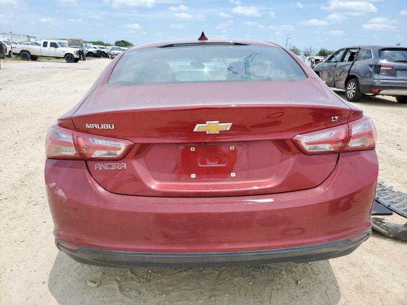 1G1ZD5ST1KF119622 - 2019 CHEVROLET MALIBU LT MAROON photo 6