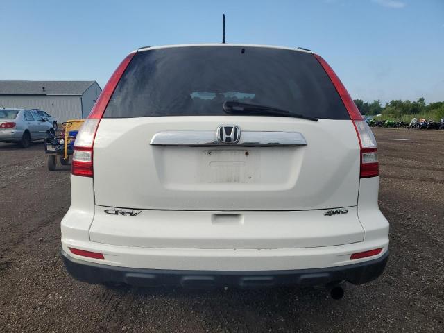 5J6RE4H79AL057468 - 2010 HONDA CR-V EXL WHITE photo 6