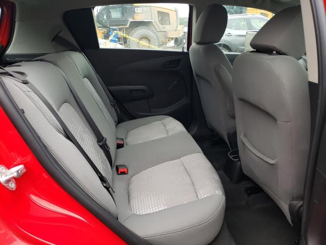 1G1JA6SG3G4118618 - 2016 CHEVROLET SONIC LS წითელი ფოტო 10