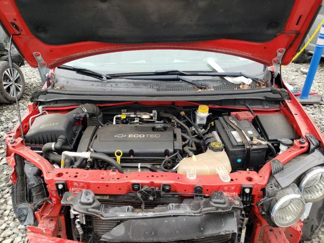 1G1JA6SG3G4118618 - 2016 CHEVROLET SONIC LS წითელი ფოტო 11