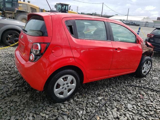 1G1JA6SG3G4118618 - 2016 CHEVROLET SONIC LS წითელი ფოტო 3