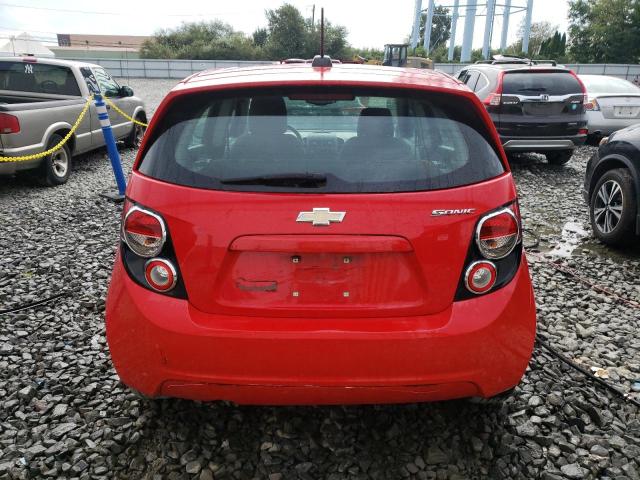 1G1JA6SG3G4118618 - 2016 CHEVROLET SONIC LS წითელი ფოტო 6