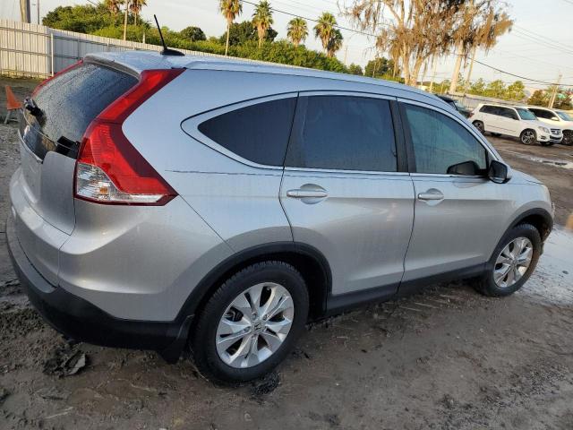 2HKRM3H76EH553048 - 2014 HONDA CR-V EXL SILVER photo 3