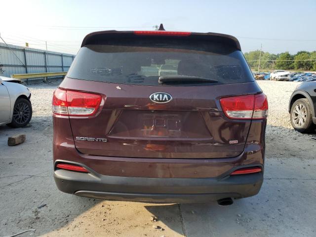 5XYPGDA38HG249288 - 2017 KIA SORENTO LX RED photo 6