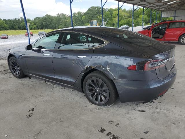 5YJSA1E25LF410787 - 2020 TESLA MODEL S Темно-сірий фото 2