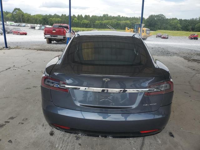 5YJSA1E25LF410787 - 2020 TESLA MODEL S Темно-сірий фото 6