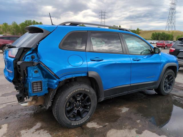 1C4PJMBN5LD612705 - 2020 JEEP CHEROKEE TRAILHAWK BLUE photo 3