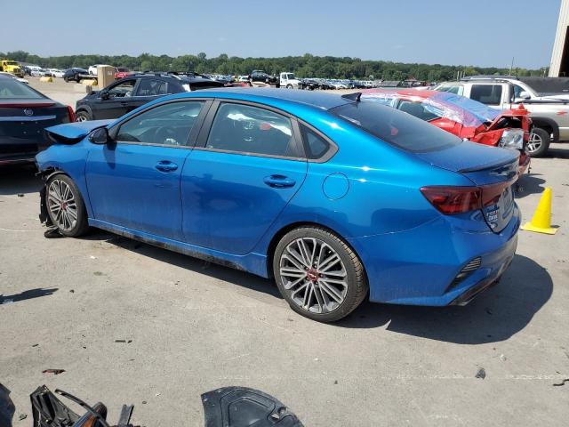 3KPF44AC9NE478057 - 2022 KIA FORTE GT BLUE photo 2