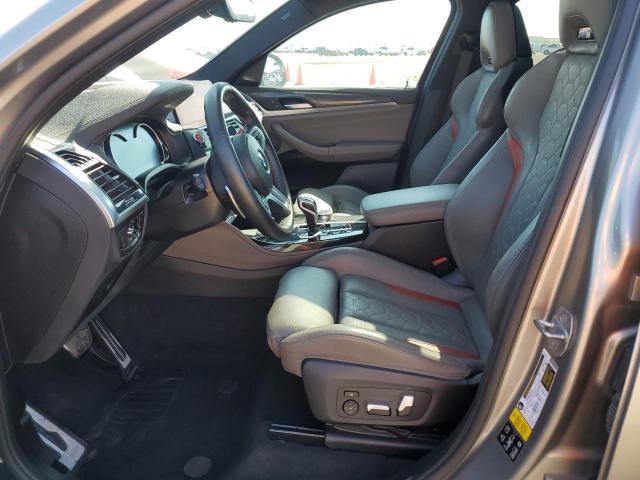 5YMUJ0C02L9C47802 - 2020 BMW X4 M COMPETITION GRAY photo 7