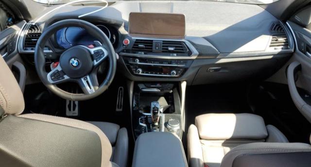 5YMUJ0C02L9C47802 - 2020 BMW X4 M COMPETITION GRAY photo 8