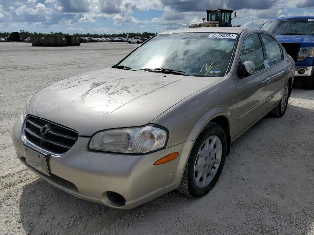 JN1CA31D2YT555462 - 2000 NISSAN MAXIMA GLE GOLD photo 2