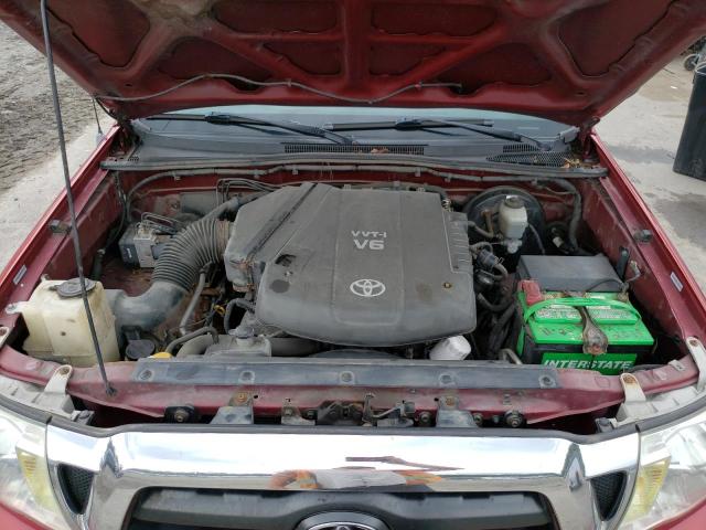 5TEUU42N87Z467361 - 2007 TOYOTA TACOMA ACCESS CAB წითელი ფოტო 11