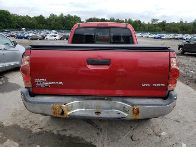 5TEUU42N87Z467361 - 2007 TOYOTA TACOMA ACCESS CAB წითელი ფოტო 6