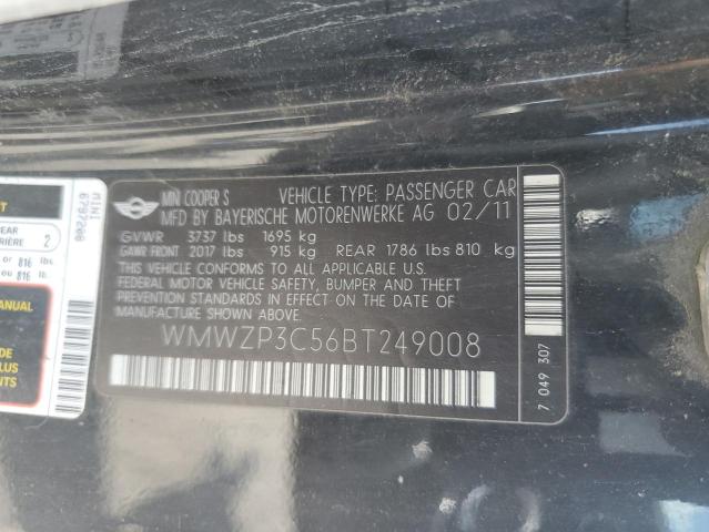 WMWZP3C56BT249008 - 2011 MINI COOPER S Qara foto 12