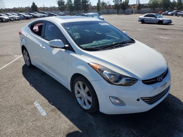 5NPDH4AE2CH103911 - 2012 HYUNDAI ELANTRA GLS WHITE photo 4