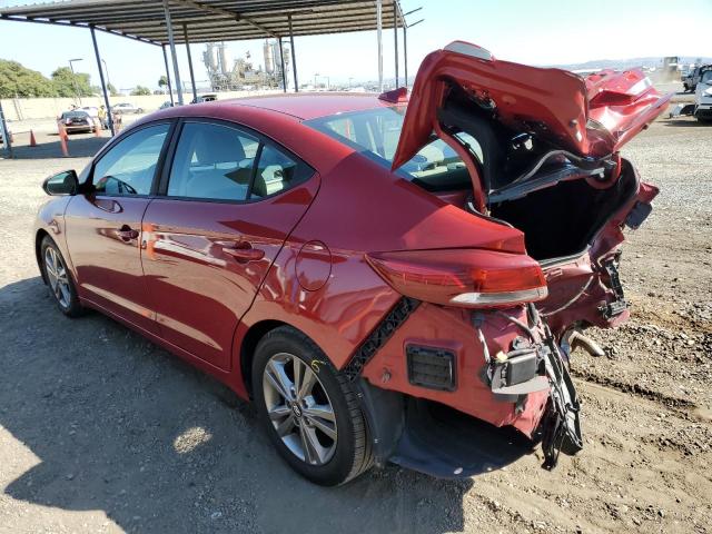 KMHD84LF5HU418197 - 2017 HYUNDAI ELANTRA SE BURGUNDY photo 2