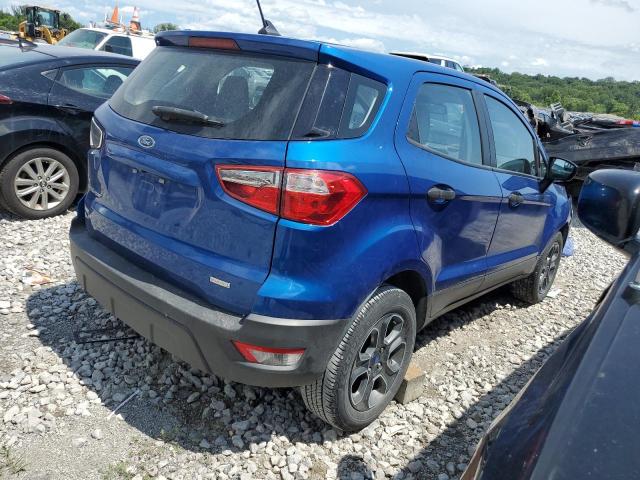 MAJ3S2FE5LC356846 - 2020 FORD ECOSPORT S BLUE photo 3