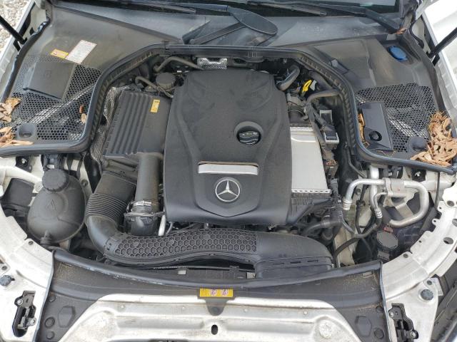 55SWF4KBXGU139643 - 2016 MERCEDES-BENZ C 300 4MATIC WHITE photo 11