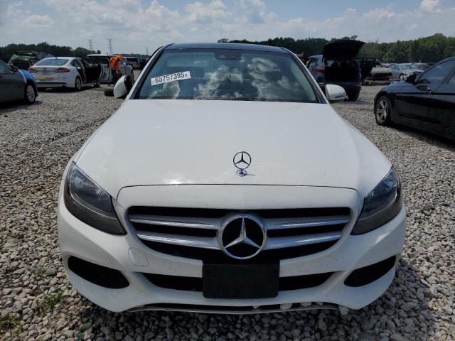 55SWF4KBXGU139643 - 2016 MERCEDES-BENZ C 300 4MATIC WHITE photo 5