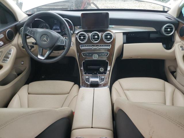 55SWF4KBXGU139643 - 2016 MERCEDES-BENZ C 300 4MATIC WHITE photo 8