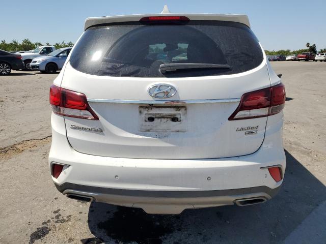 KM8SR4HF3HU205276 - 2017 HYUNDAI SANTA FE SE ULTIMATE WHITE photo 6