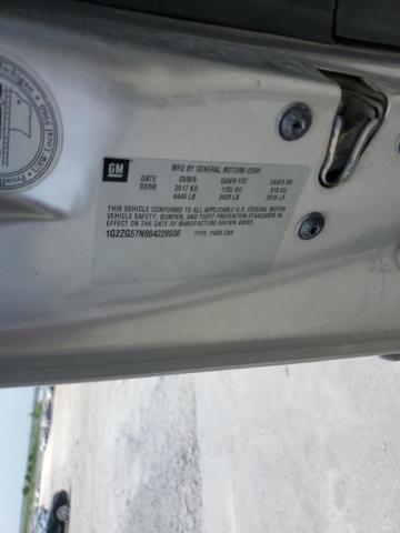 1G2ZG57N884228936 - 2008 PONTIAC G6 BASE SILVER photo 12