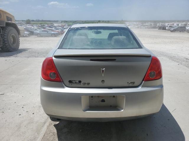 1G2ZG57N884228936 - 2008 PONTIAC G6 BASE SILVER photo 6