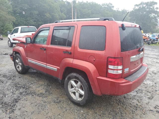 1J8GN58K38W218986 - 2008 JEEP LIBERTY LIMITED RED photo 2