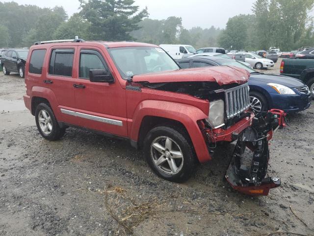 1J8GN58K38W218986 - 2008 JEEP LIBERTY LIMITED RED photo 4
