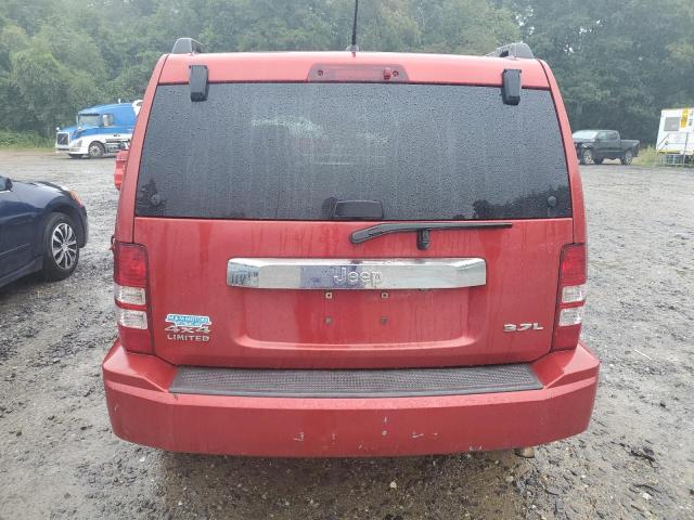 1J8GN58K38W218986 - 2008 JEEP LIBERTY LIMITED RED photo 6