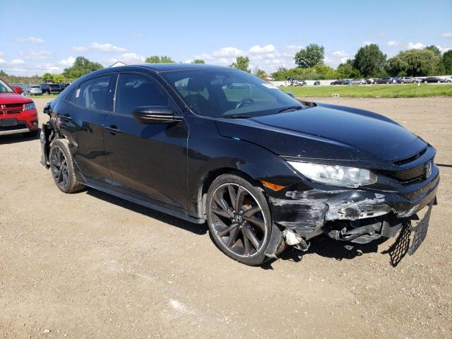 SHHFK7H40JU208739 - 2018 HONDA CIVIC SPORT შავი ფოტო 4