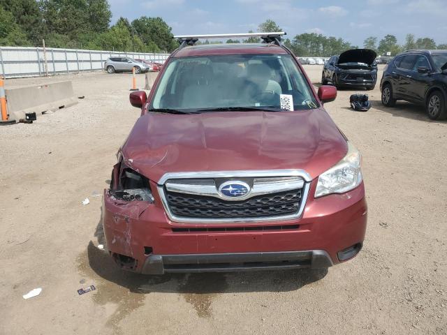 JF2SJADC0FH830814 - 2015 SUBARU FORESTER 2.5I PREMIUM 红色 照片 5