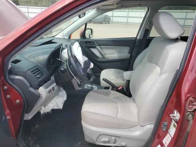 JF2SJADC0FH830814 - 2015 SUBARU FORESTER 2.5I PREMIUM 红色 照片 7