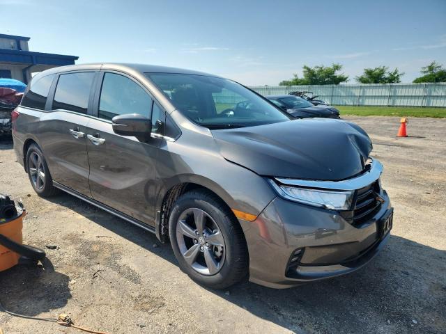 5FNRL6H53MB030974 - 2021 HONDA ODYSSEY EX Сірий фото 4