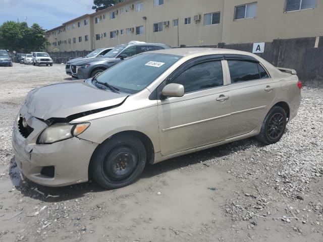 1NXBU40E99Z007336 - 2009 TOYOTA COROLLA BASE GOLD photo 1