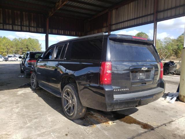 1GNSKJKC8FR596776 - 2015 CHEVROLET SUBURBAN K1500 LT BLACK photo 3