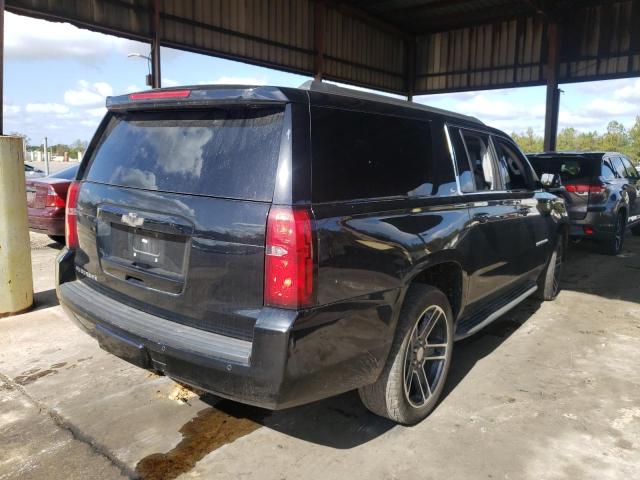 1GNSKJKC8FR596776 - 2015 CHEVROLET SUBURBAN K1500 LT BLACK photo 4