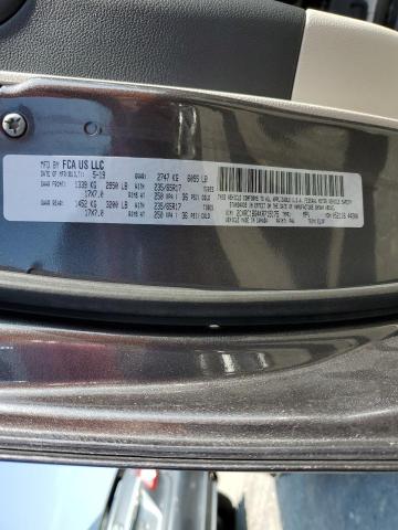 2C4RC1BG4KR715175 - 2019 CHRYSLER PACIFICA TOURING L GRAY photo 13