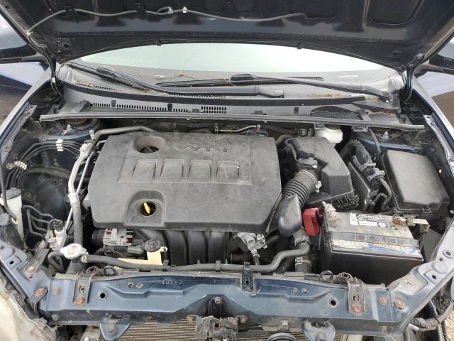 5YFBURHE1KP916048 - 2019 TOYOTA COROLLA L BLUE photo 11