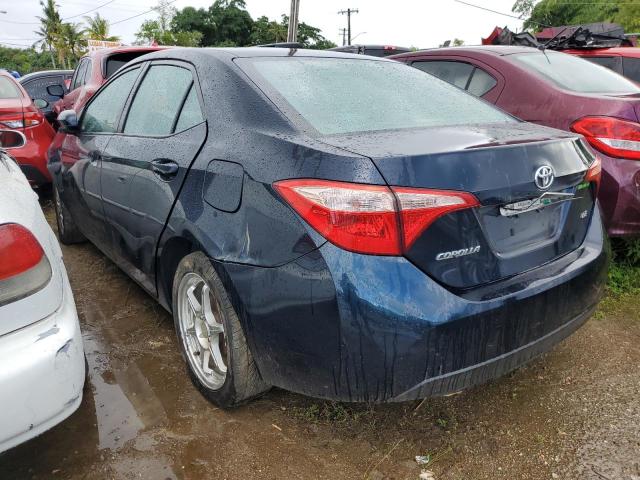 5YFBURHE1KP916048 - 2019 TOYOTA COROLLA L BLUE photo 2