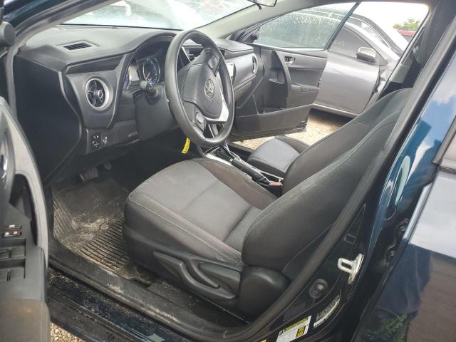 5YFBURHE1KP916048 - 2019 TOYOTA COROLLA L BLUE photo 7