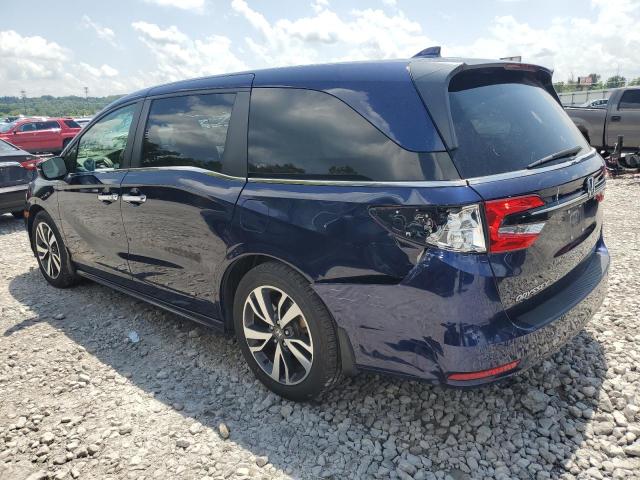 5FNRL6H84NB001589 - 2022 HONDA ODYSSEY TOURING Blau Foto 2