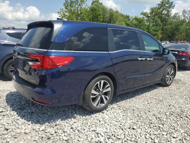 5FNRL6H84NB001589 - 2022 HONDA ODYSSEY TOURING Blau Foto 3