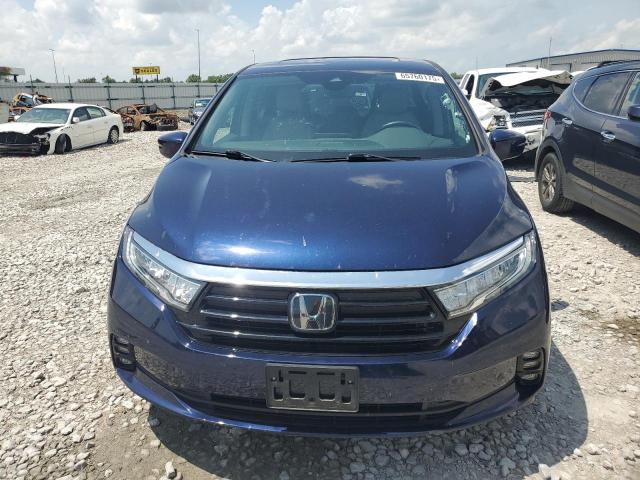 5FNRL6H84NB001589 - 2022 HONDA ODYSSEY TOURING Blau Foto 5