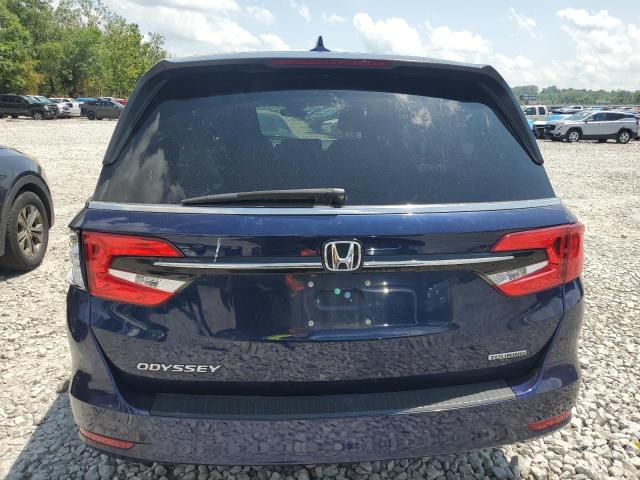 5FNRL6H84NB001589 - 2022 HONDA ODYSSEY TOURING Blau Foto 6