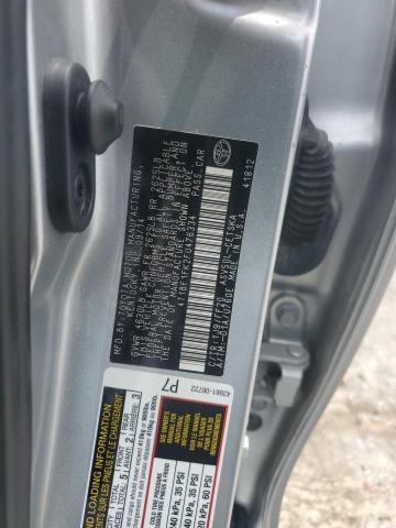 4T1BF1FK2FU476334 - 2015 TOYOTA CAMRY LE SILVER photo 12