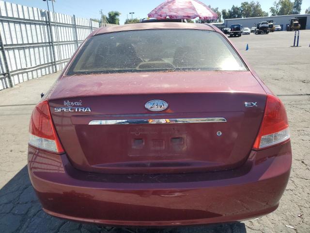 KNAFE122575418533 - 2007 KIA SPECTRA EX BURGUNDY photo 6