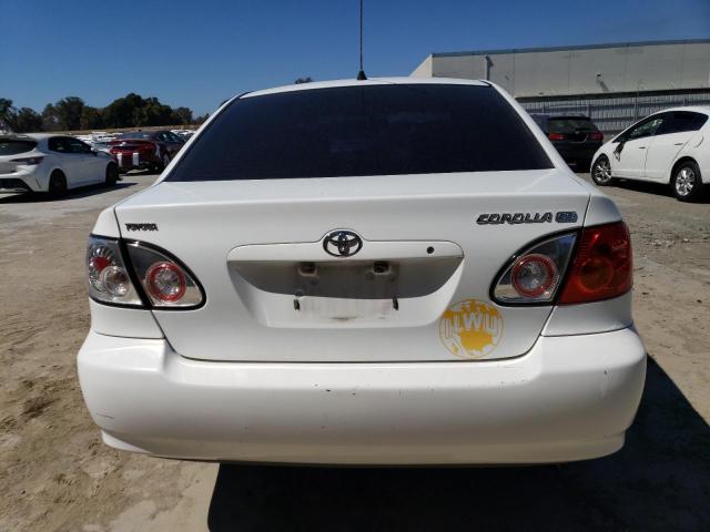 1NXBR32E24Z287313 - 2004 TOYOTA COROLLA CE WHITE photo 6