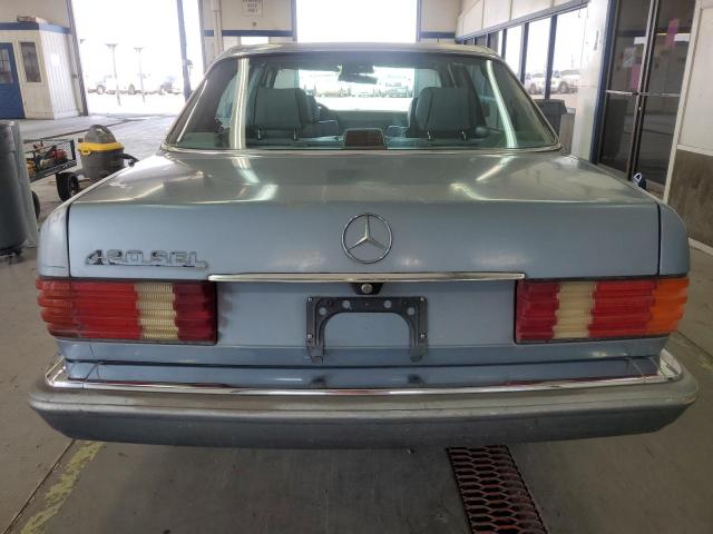 WDBCA35D9GA253442 - 1986 MERCEDES-BENZ 420 SEL BLUE photo 6