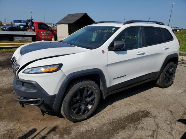 1C4PJMBX0JD571706 - 2018 JEEP CHEROKEE TRAILHAWK WHITE photo 1